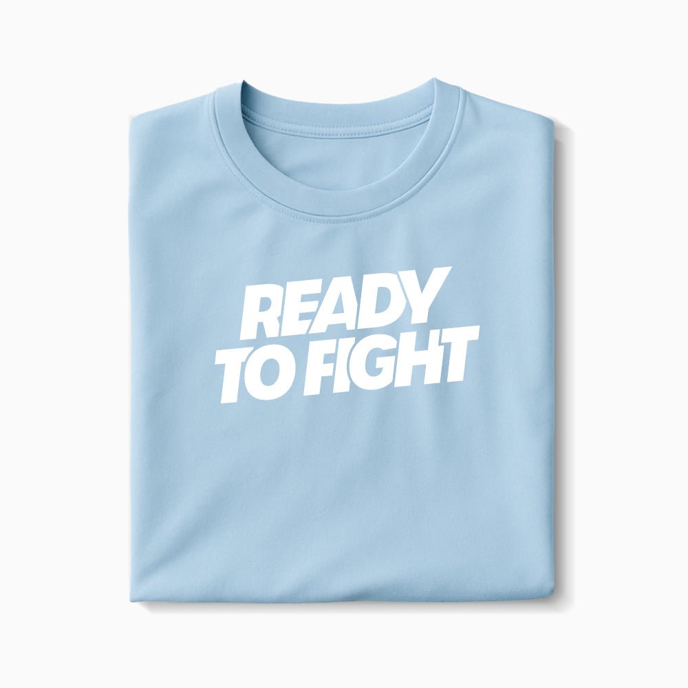 T-shirt Ready To Fight XS Bleu_arctique - Imprimé en France