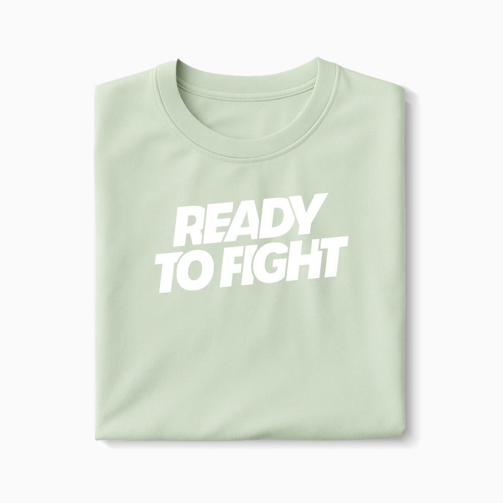 T-shirt Ready To Fight XS Vert_celadon - Imprimé en France
