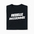T-shirt Rebelle Passionnée XS Noir - Imprimé en France
