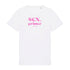 T-shirt Sex primer - Capsule myodess XS Blanc/Rose - Imprimé en France