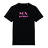 T-shirt Sex primer - Capsule myodess XS Noir/Rose - Imprimé en France