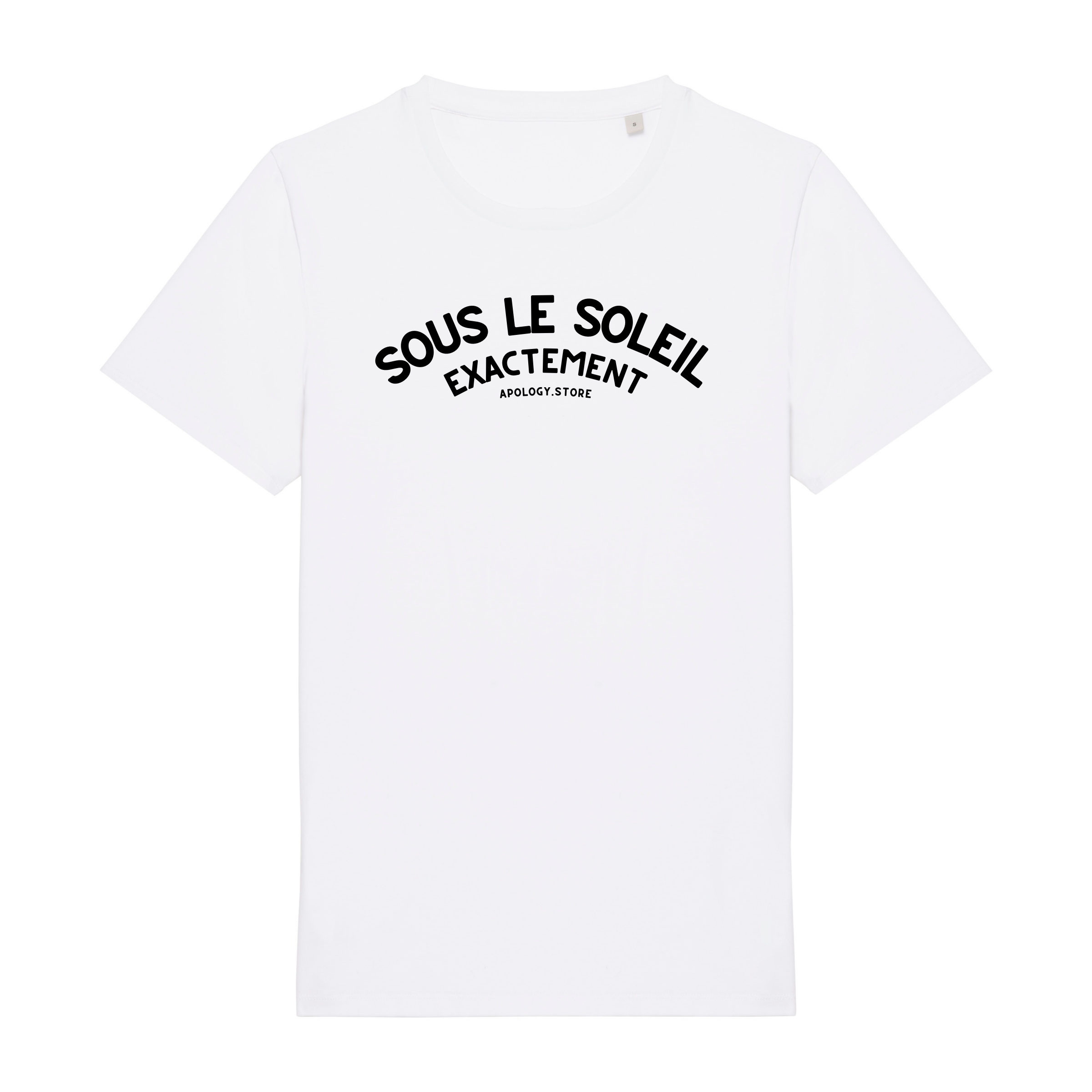 T-shirt Sous le Soleil Exactement - Fabriqué au Portugal XS Blanc - Imprimé en France