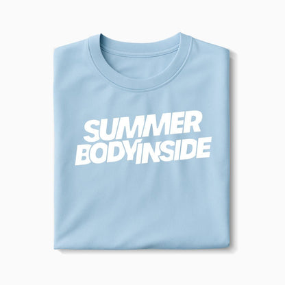 T-shirt Summer Body Inside XS Bleu_arctique - Imprimé en France