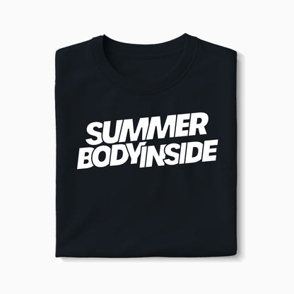 T-shirt Summer Body Inside XS Noir - Imprimé en France