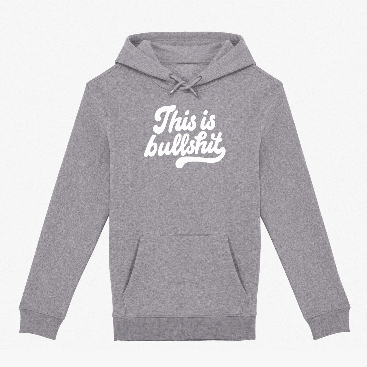 This is bullshit XS Gris chiné - Imprimé en France