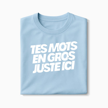 Lot de 2 T-shirts à personnaliser – Offre Noël (-15%)