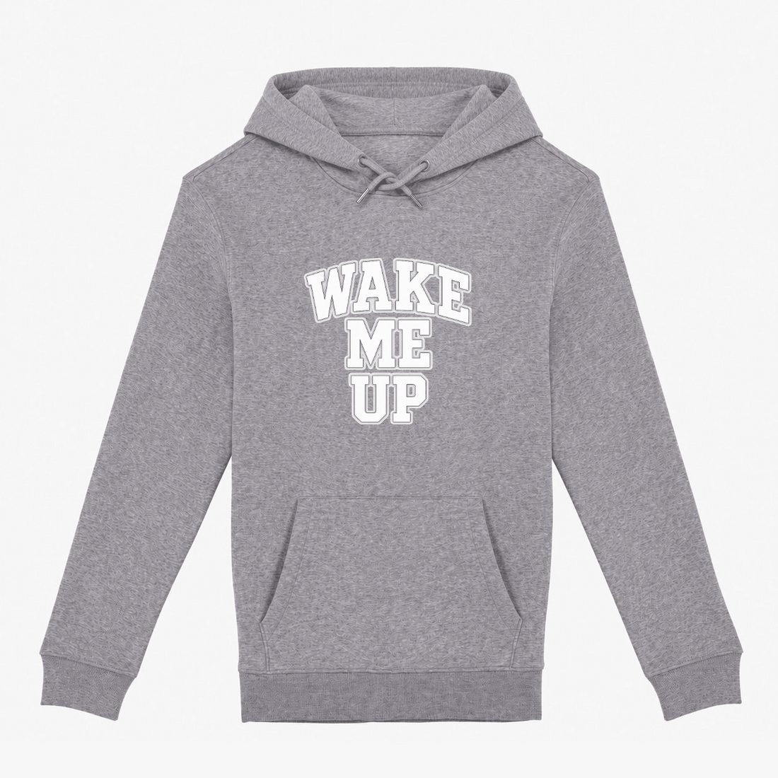 Wake me up XS Gris chiné - Imprimé en France