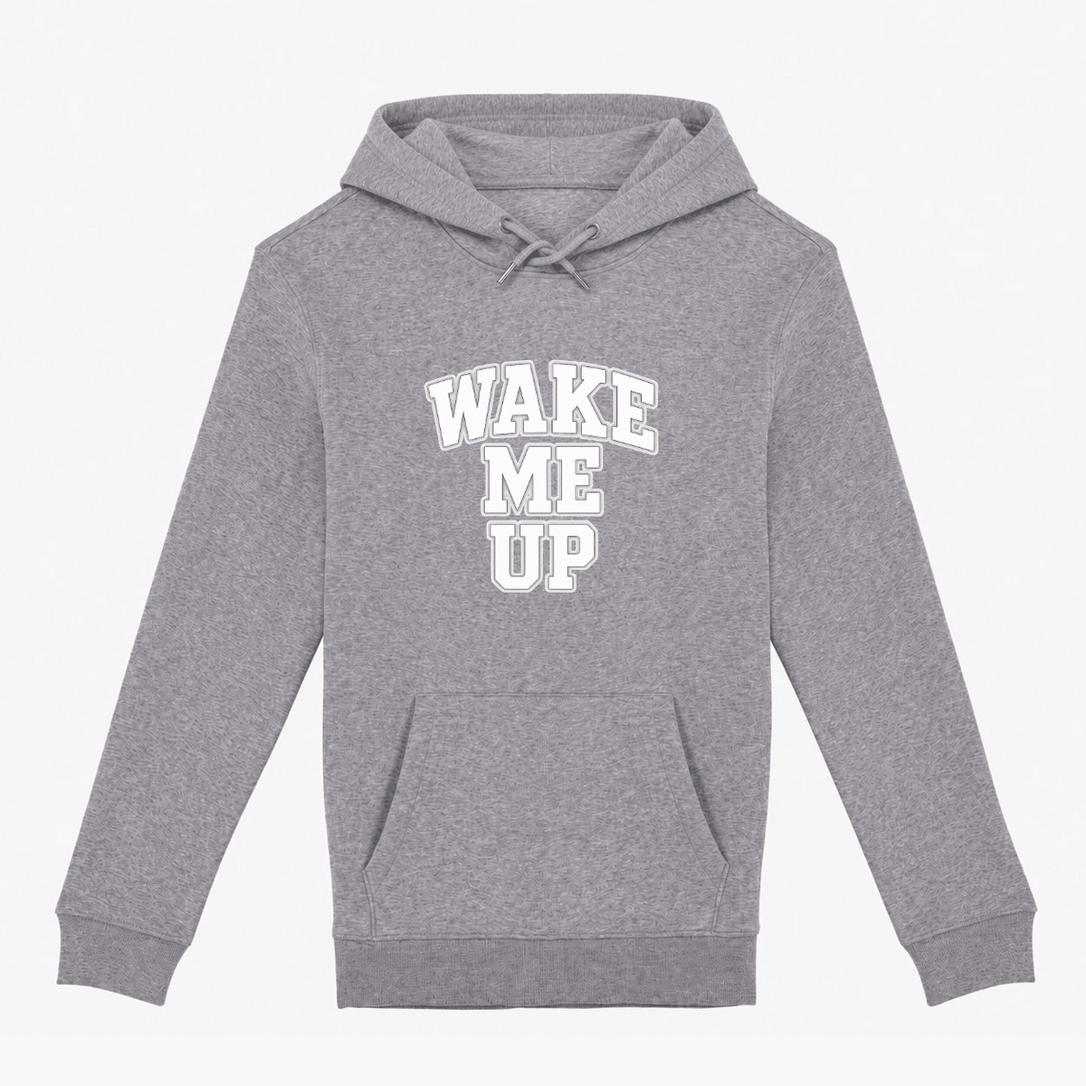 Wake me up XS Gris chiné - Imprimé en France
