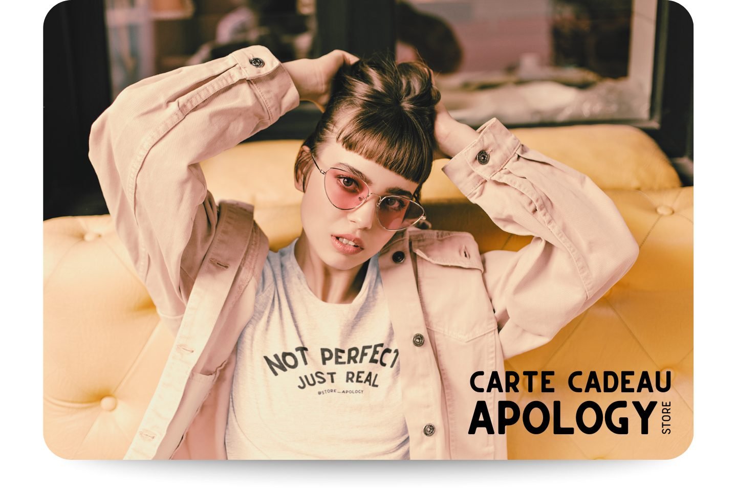 Carte cadeau Apology Store 1 t-shirt - Imprimé en France