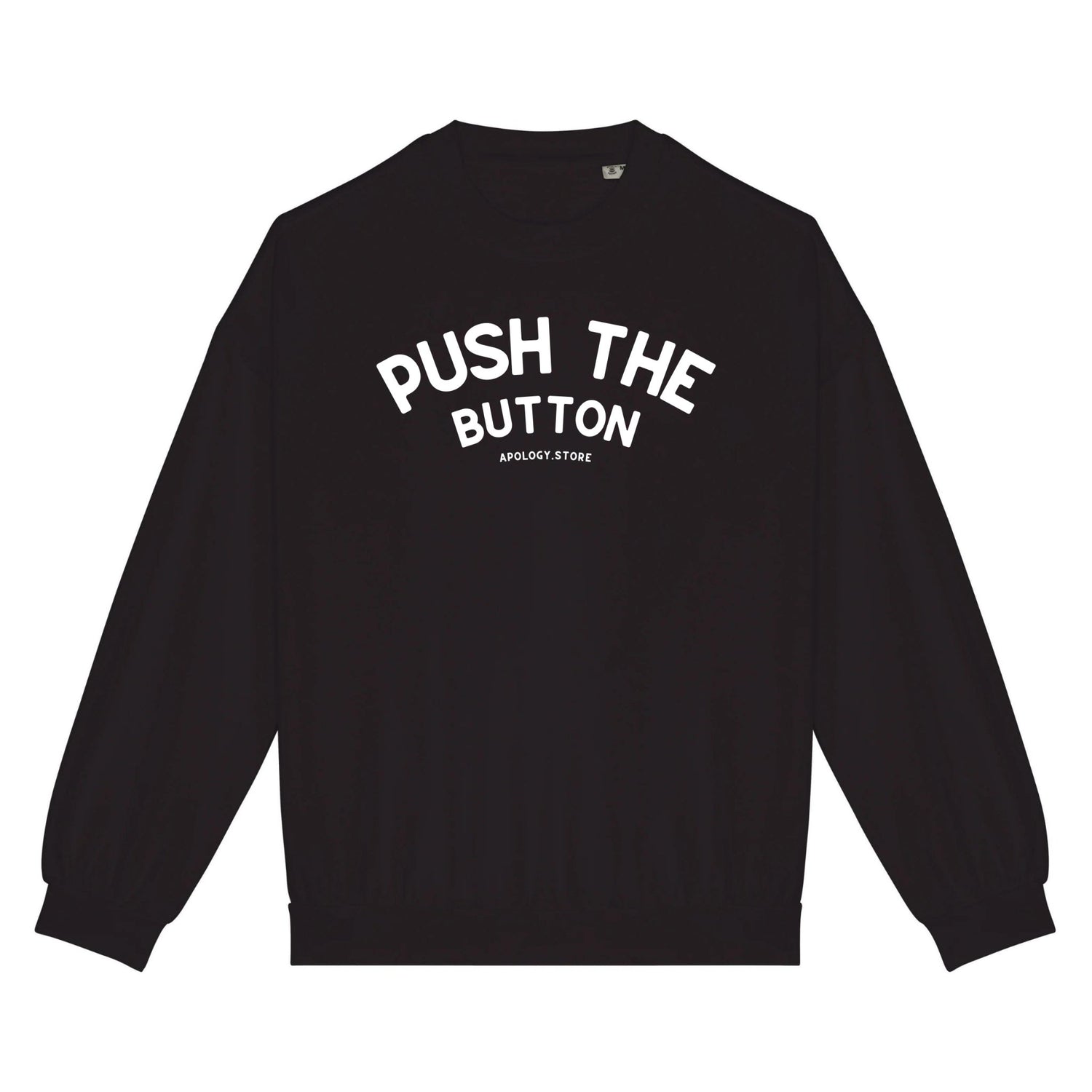 Sweat-shirt Push the button - Fabriqué au Portugal XS Noir - Imprimé en France
