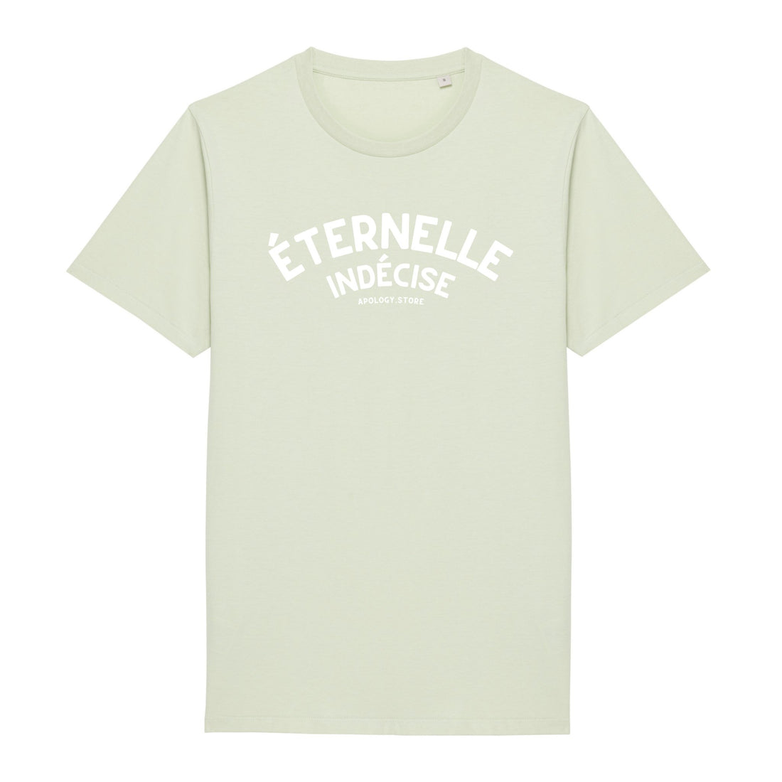 T-shirt Éternelle Indécise - Fabriqué au Portugal XS Vert_celadon - Imprimé en France
