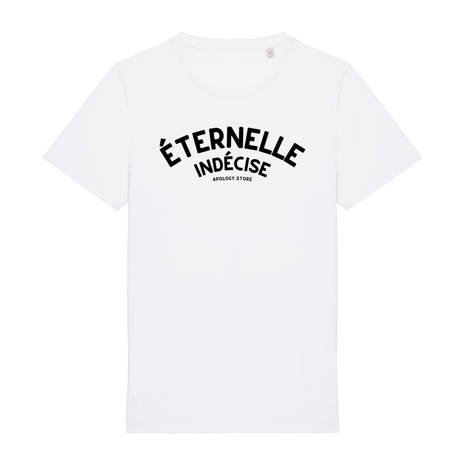 T-shirt Éternelle Indécise - Fabriqué au Portugal XS Blanc - Imprimé en France