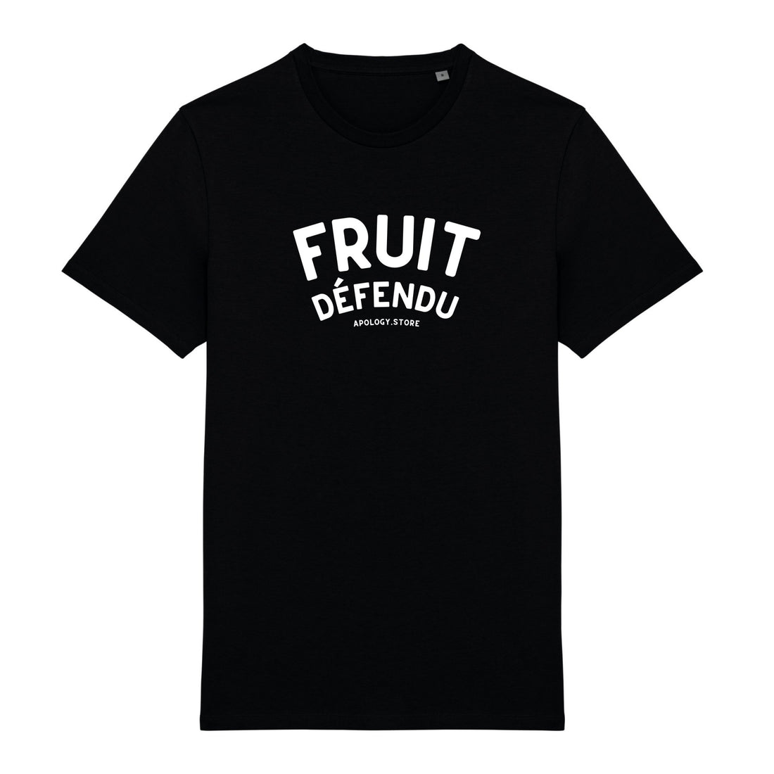 T-shirt Fruit Défendu - Fabriqué au Portugal XS Noir - Imprimé en France