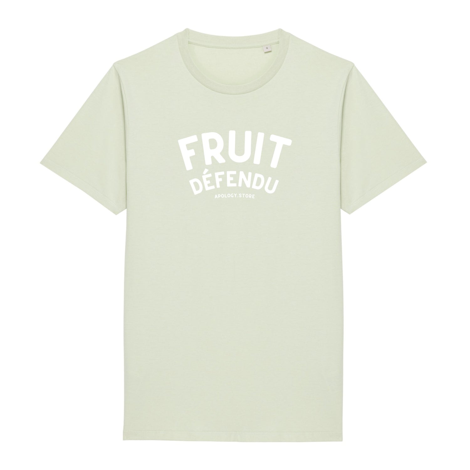 T-shirt Fruit Défendu - Fabriqué au Portugal XS Vert_celadon - Imprimé en France
