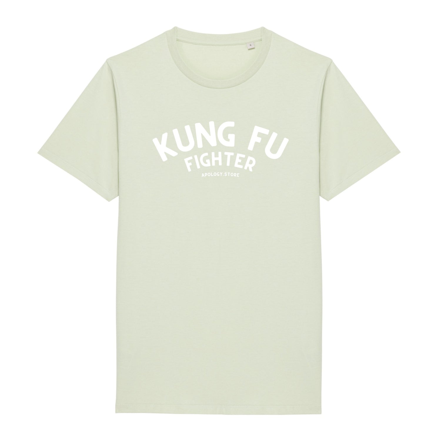 T-shirt Kung Fu Fighter - Fabriqué au Portugal XS Vert_celadon - Imprimé en France