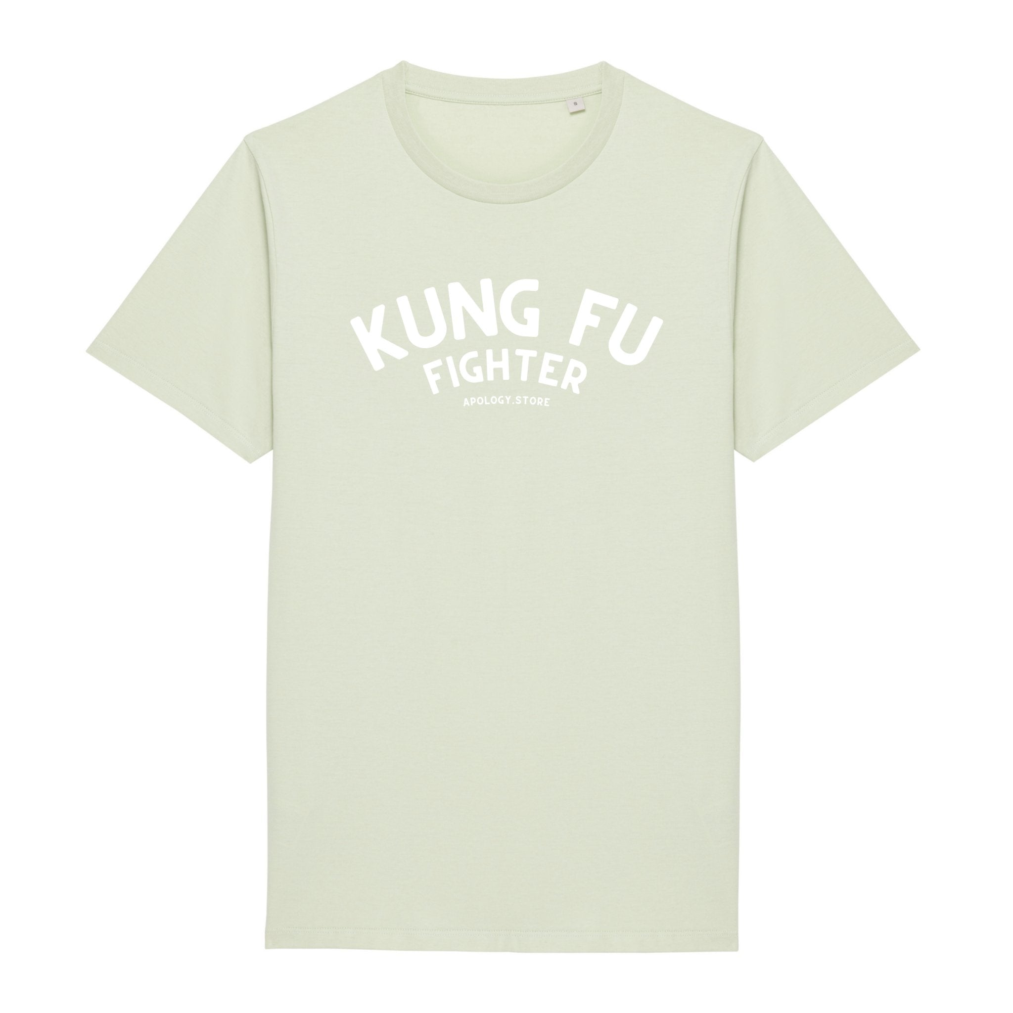 T-shirt Kung Fu Fighter - Fabriqué au Portugal XS Vert_celadon - Imprimé en France