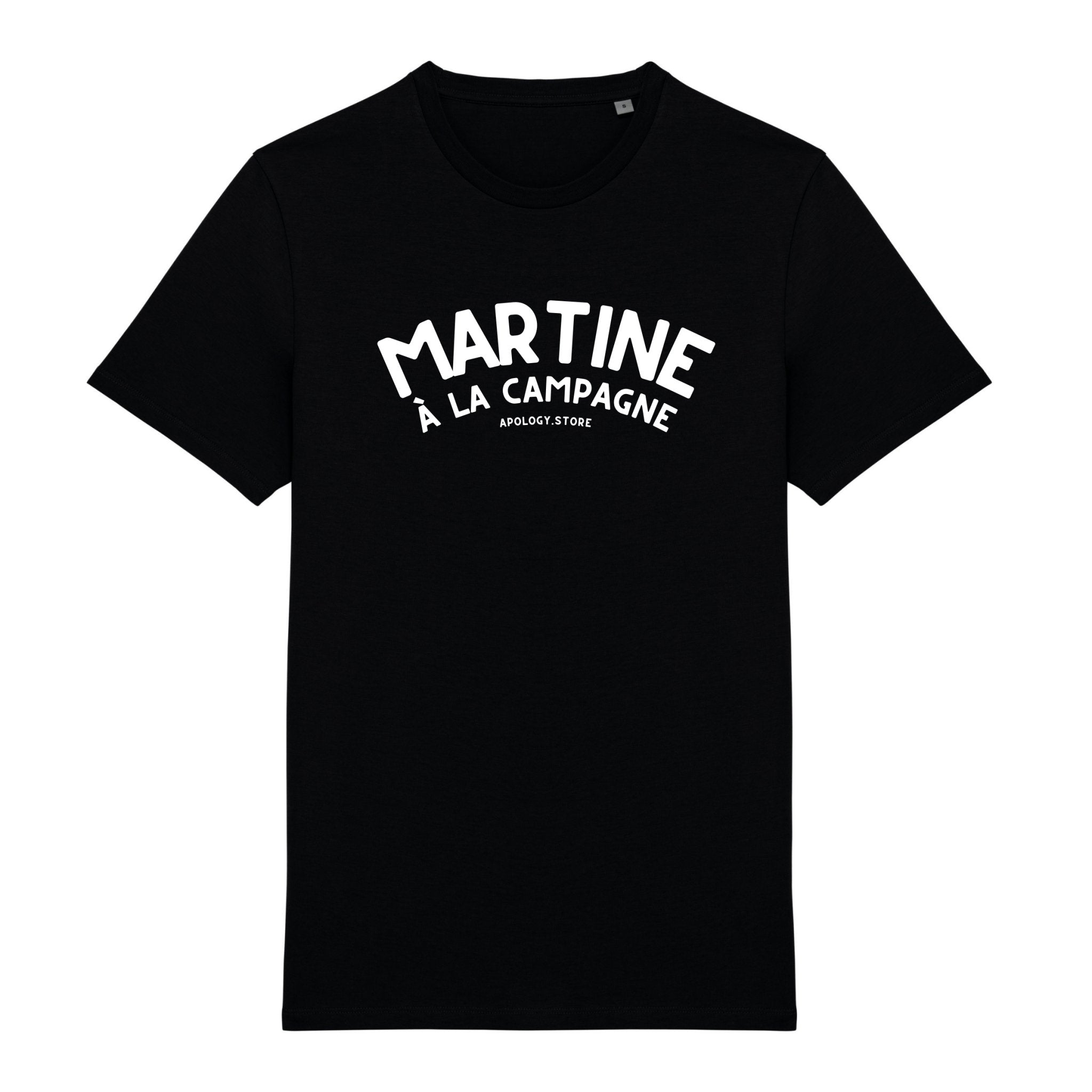T-shirt Martine à la Campagne - Fabriqué au Portugal XS Noir - Imprimé en France