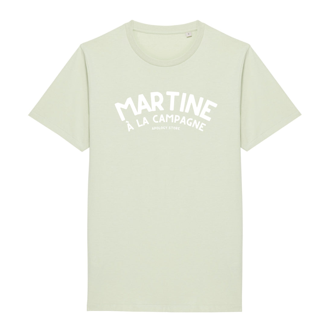 T-shirt Martine à la Campagne - Fabriqué au Portugal XS Vert_celadon - Imprimé en France