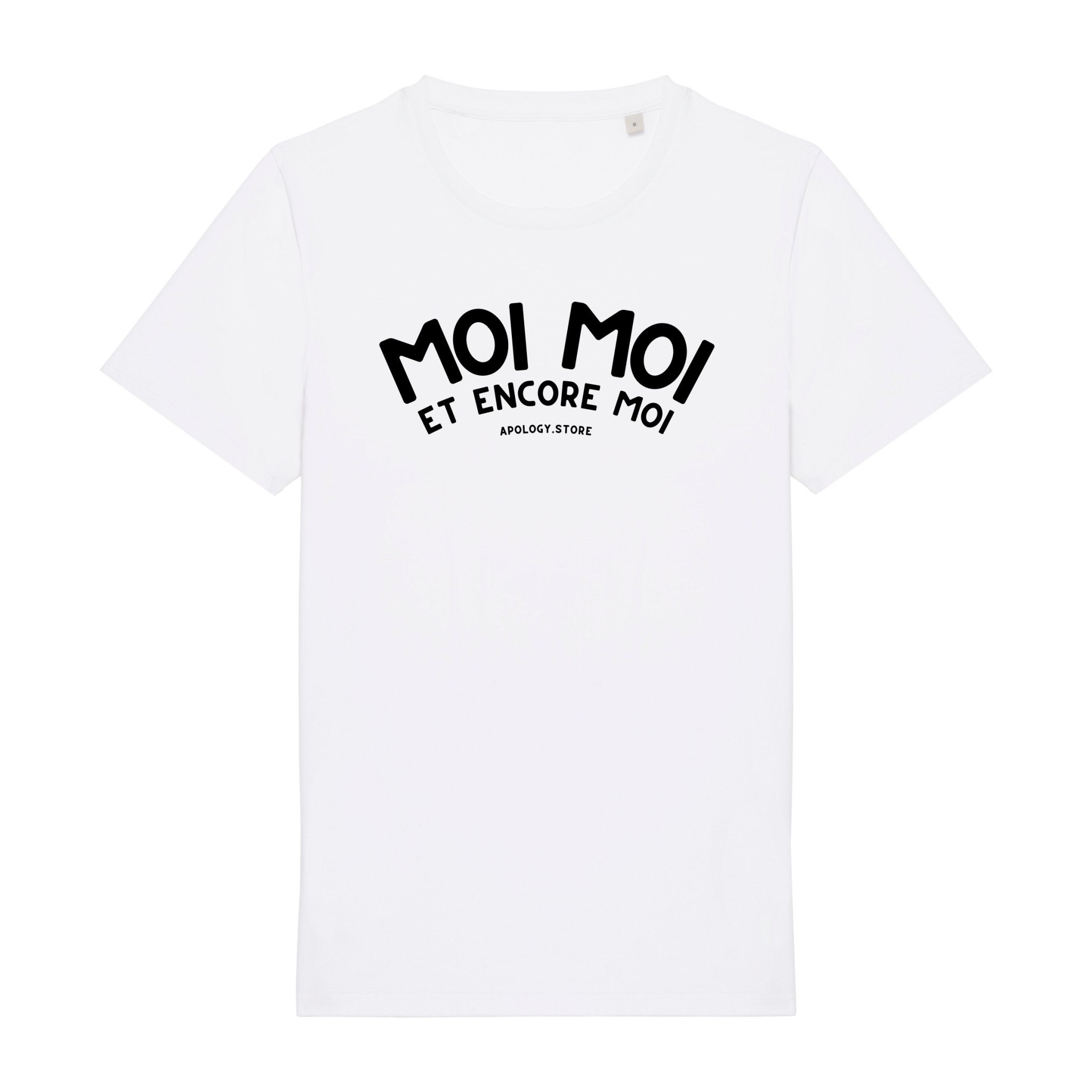 T-shirt Moi Moi et Encore Moi - Fabriqué au Portugal XS Blanc - Imprimé en France