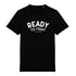 T-shirt Ready To Fight - Fabriqué au Portugal XS Noir - Imprimé en France