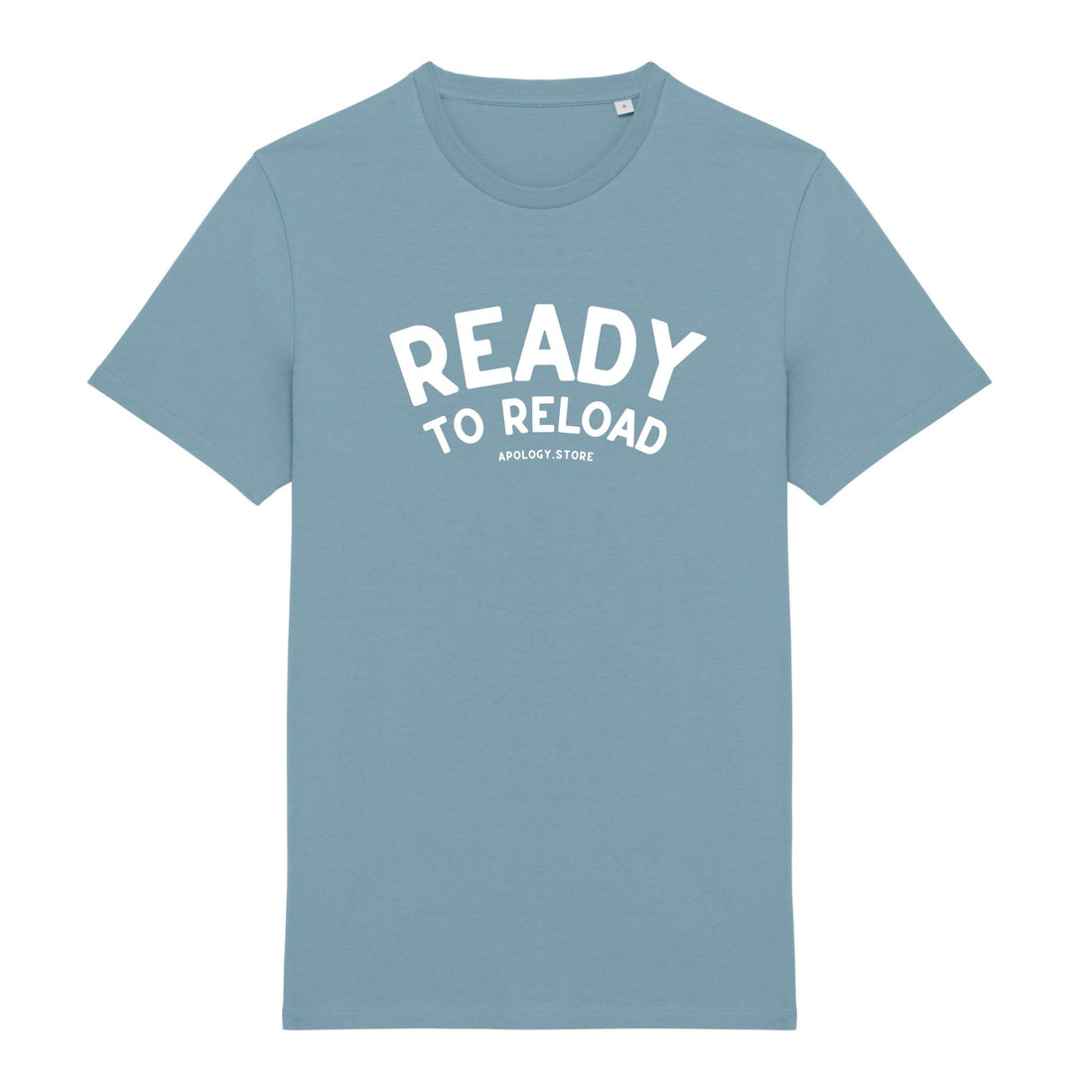 T-shirt Ready To Reload - Fabriqué au Portugal XS Bleu_arctique - Imprimé en France