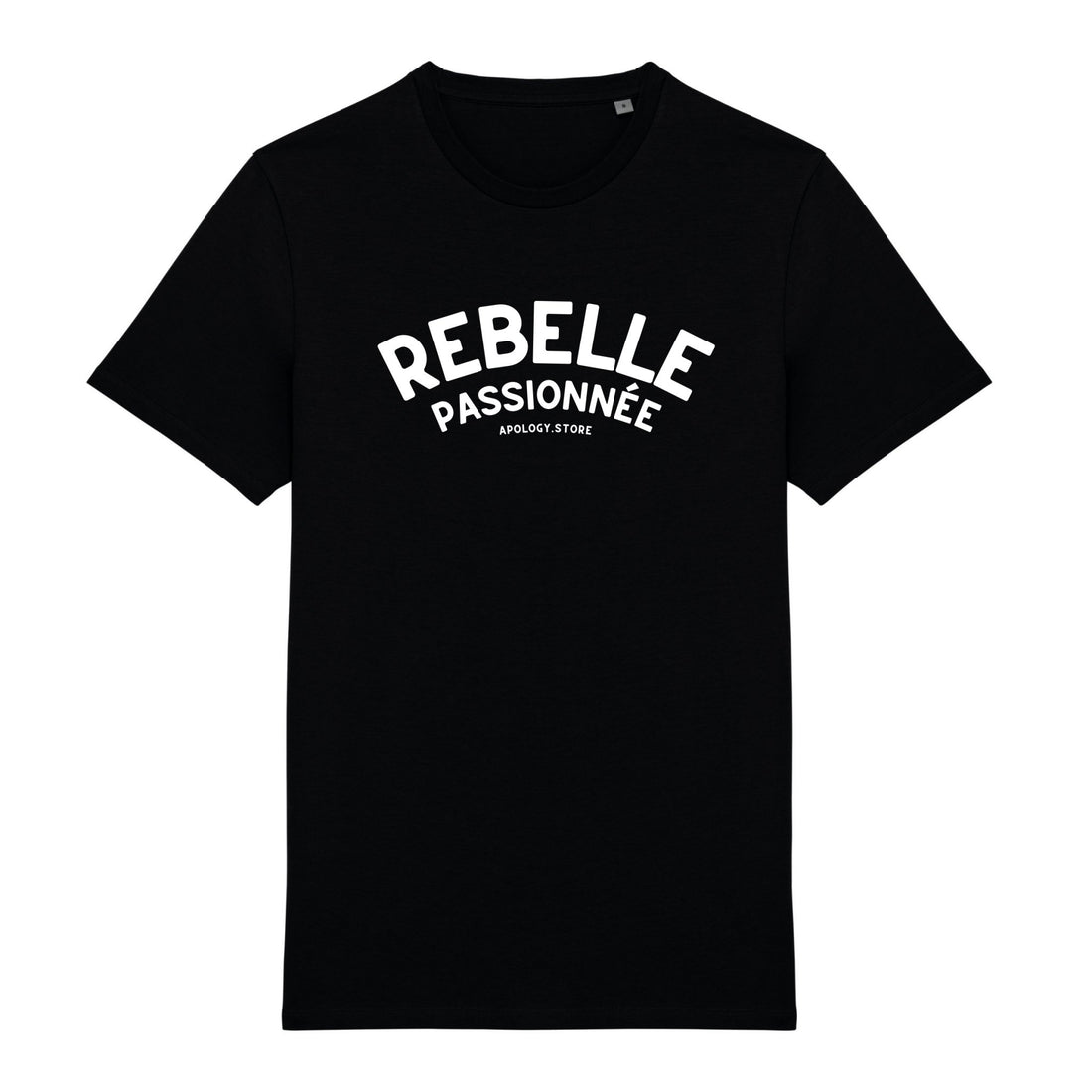 T-shirt Rebelle Passionnée - Fabriqué au Portugal XS Noir - Imprimé en France