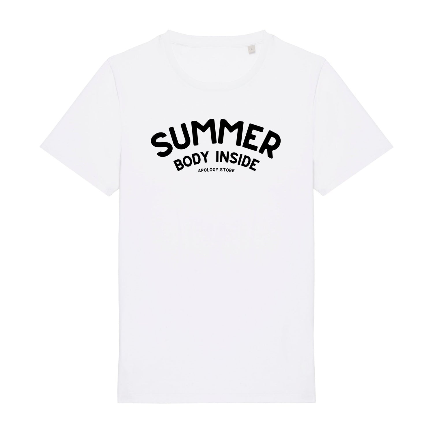T-shirt Summer Body Inside - Fabriqué au Portugal XS Blanc - Imprimé en France