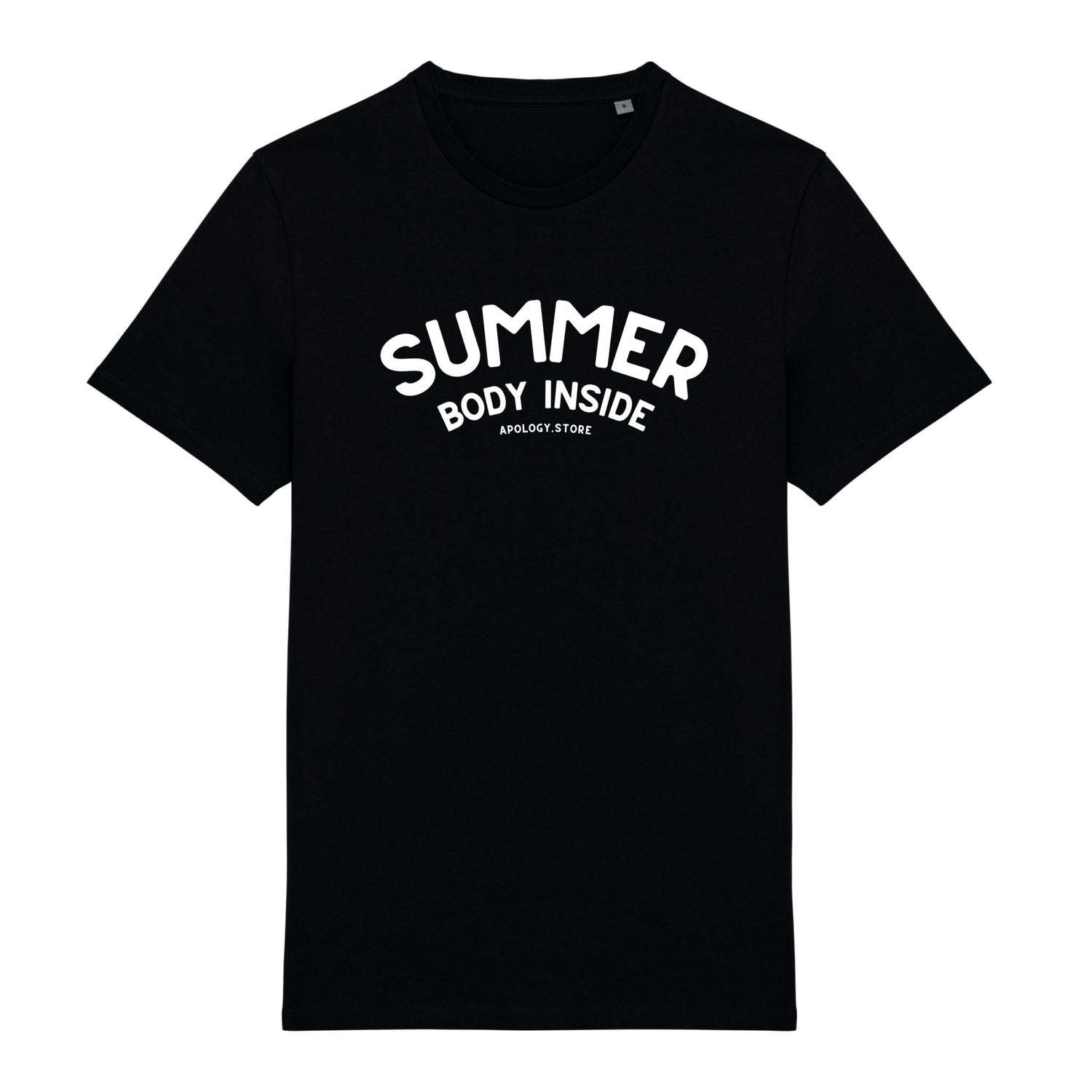 T-shirt Summer Body Inside - Fabriqué au Portugal XS Noir - Imprimé en France
