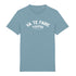 T-shirt Va te faire toufre - Fabriqué au portugal XS Bleu_arctique - Imprimé en France